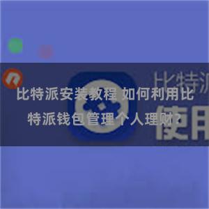 比特派安装教程 如何利用比特派钱包管理个人理财？
