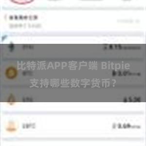 比特派APP客户端 Bitpie支持哪些数字货币？