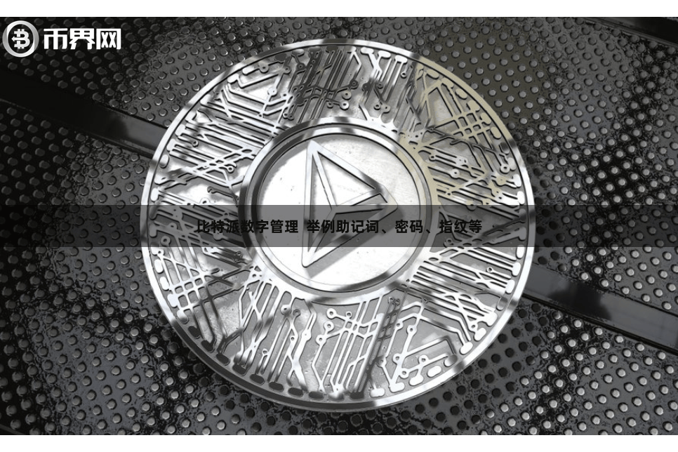 比特派数字管理  举例助记词、密码、指纹等