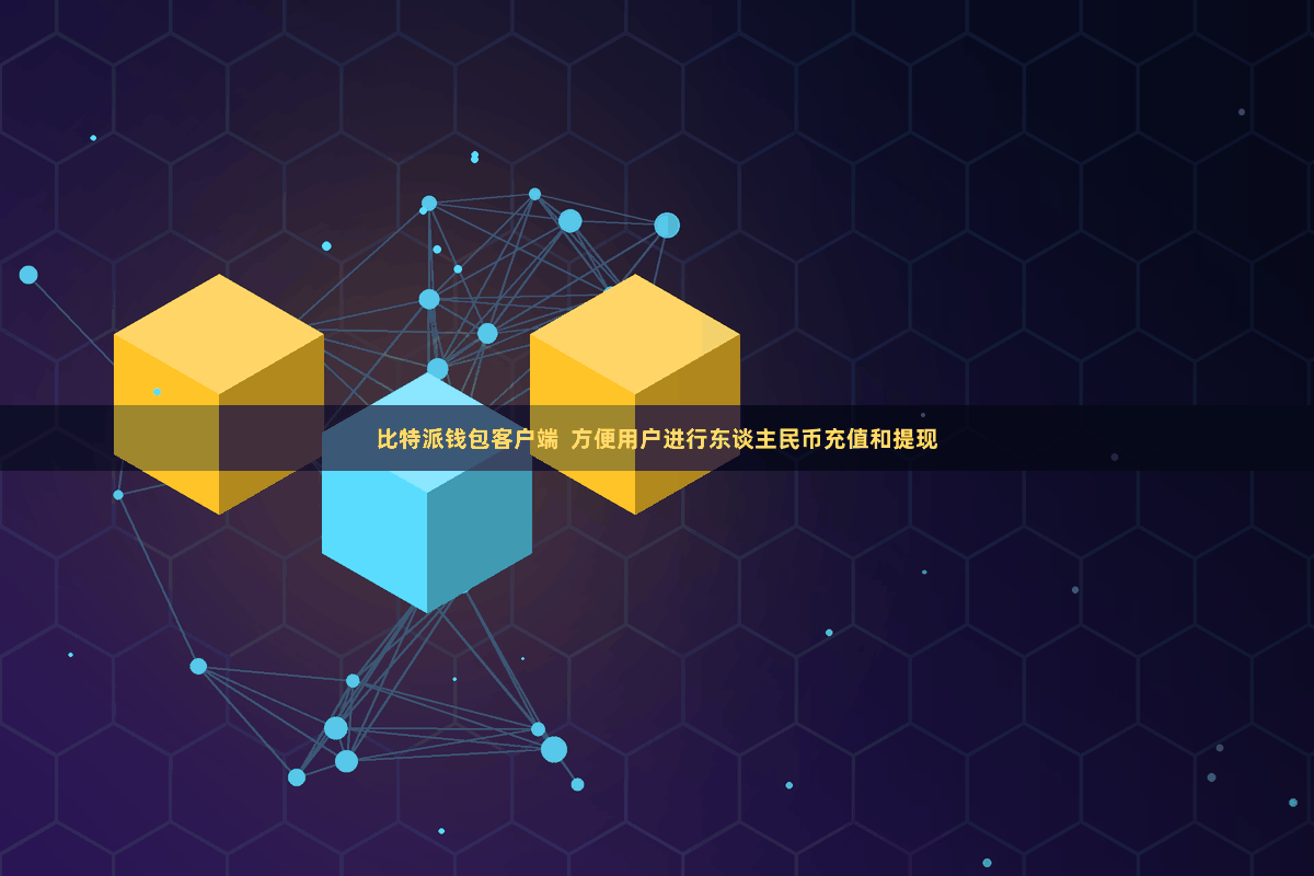 比特派钱包客户端  方便用户进行东谈主民币充值和提现